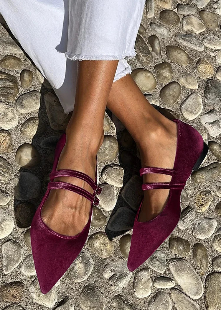 Bailarina Punta Doble Tira