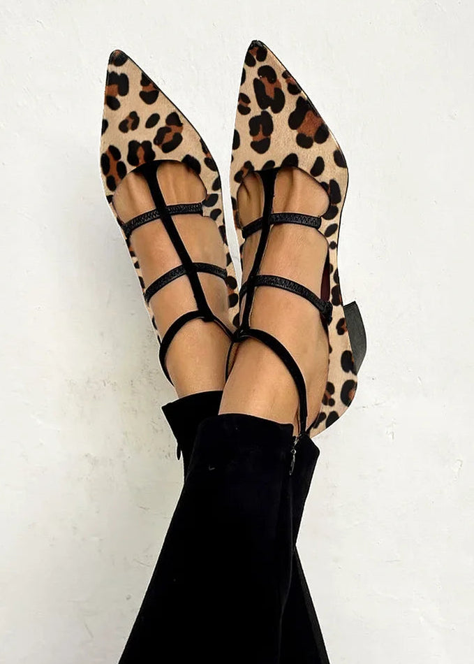Bailarina Tacón Animal Print