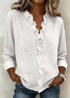 Chiara Blusa Con Volante Delicado