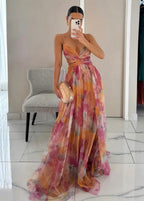 Lauren Vestido Largo Floral