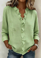 Chiara Blusa Con Volante Delicado