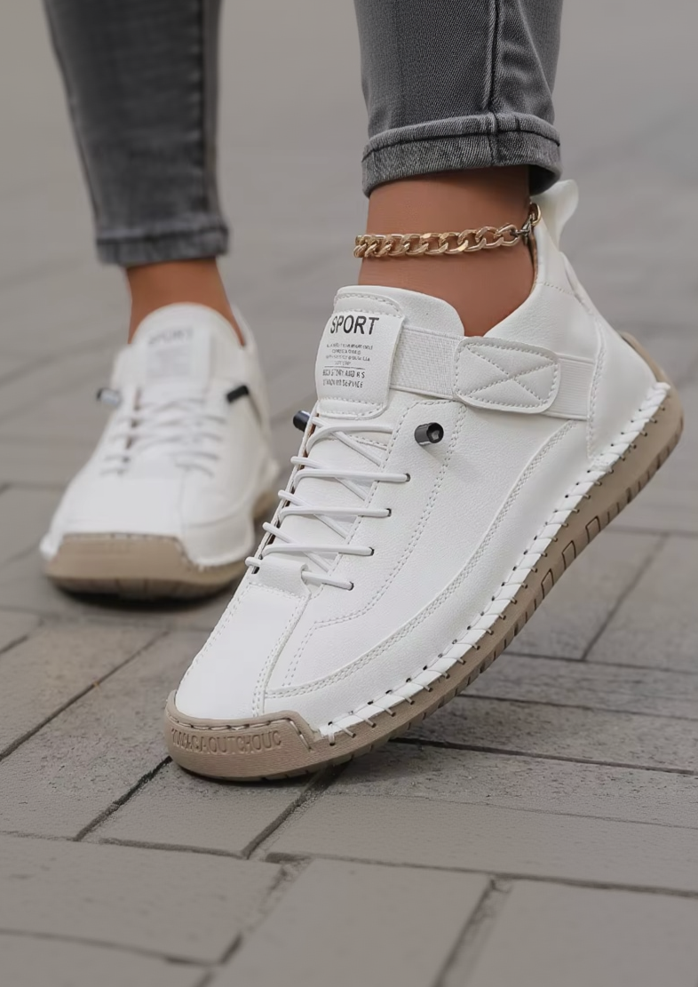 Nora Zapatilla Piel Microfibra