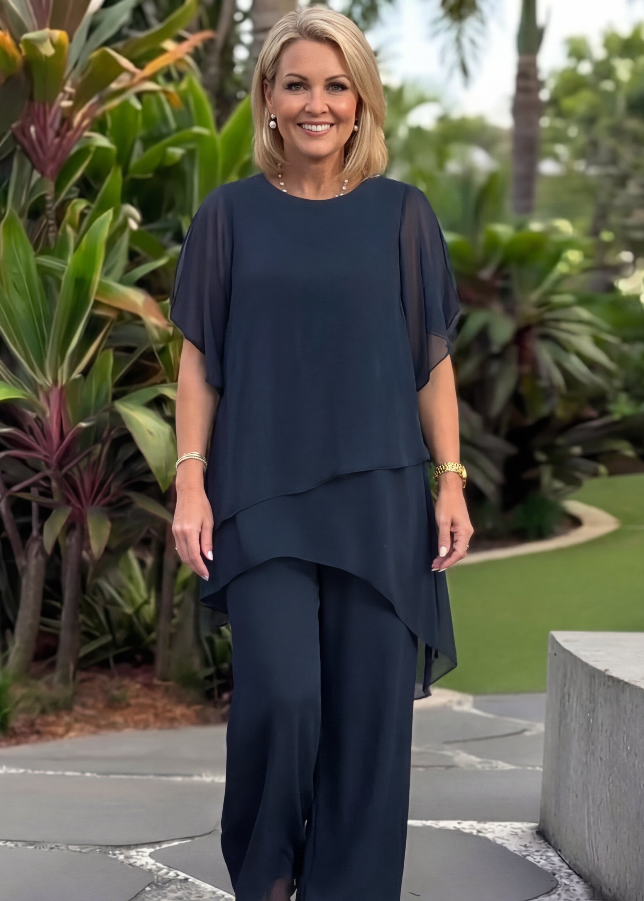 Bárbara Conjunto Blusa Y Pantalón