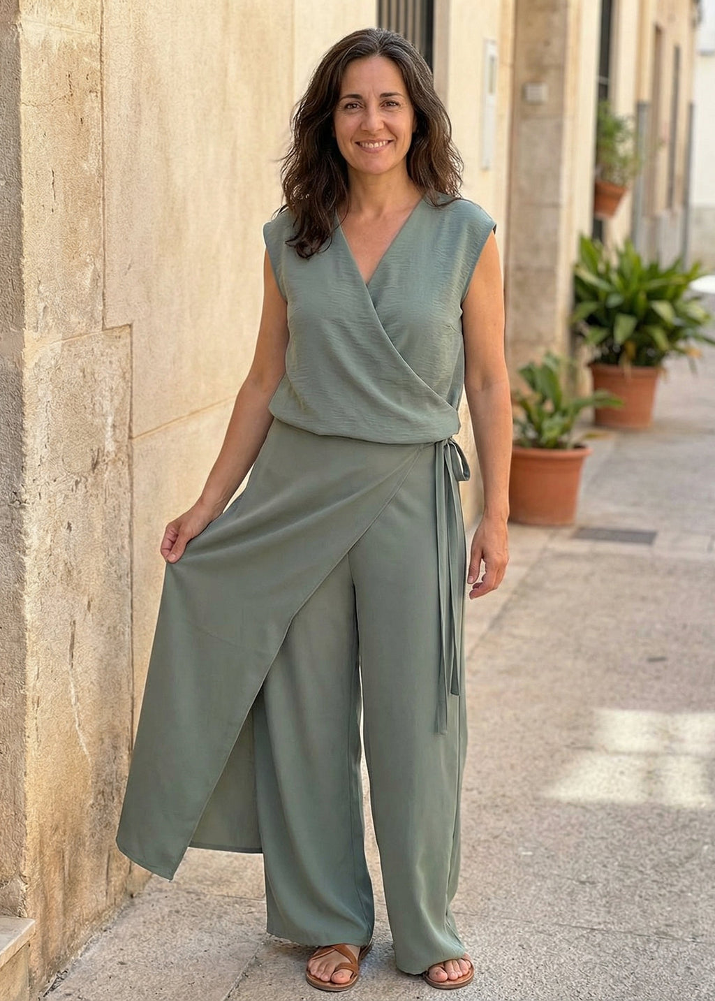 Mariam Conjunto Blusa Pantalón