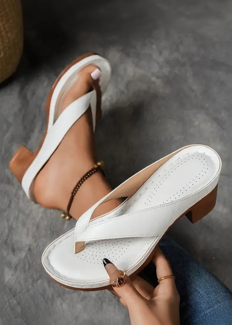 Elvira Sandalia Tacón Cuadrado