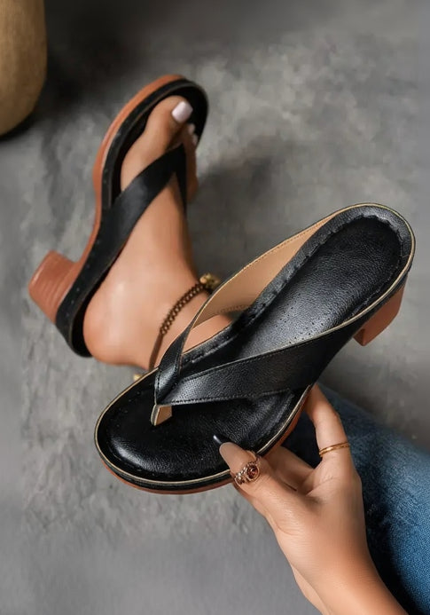 Elvira Sandalia Tacón Cuadrado