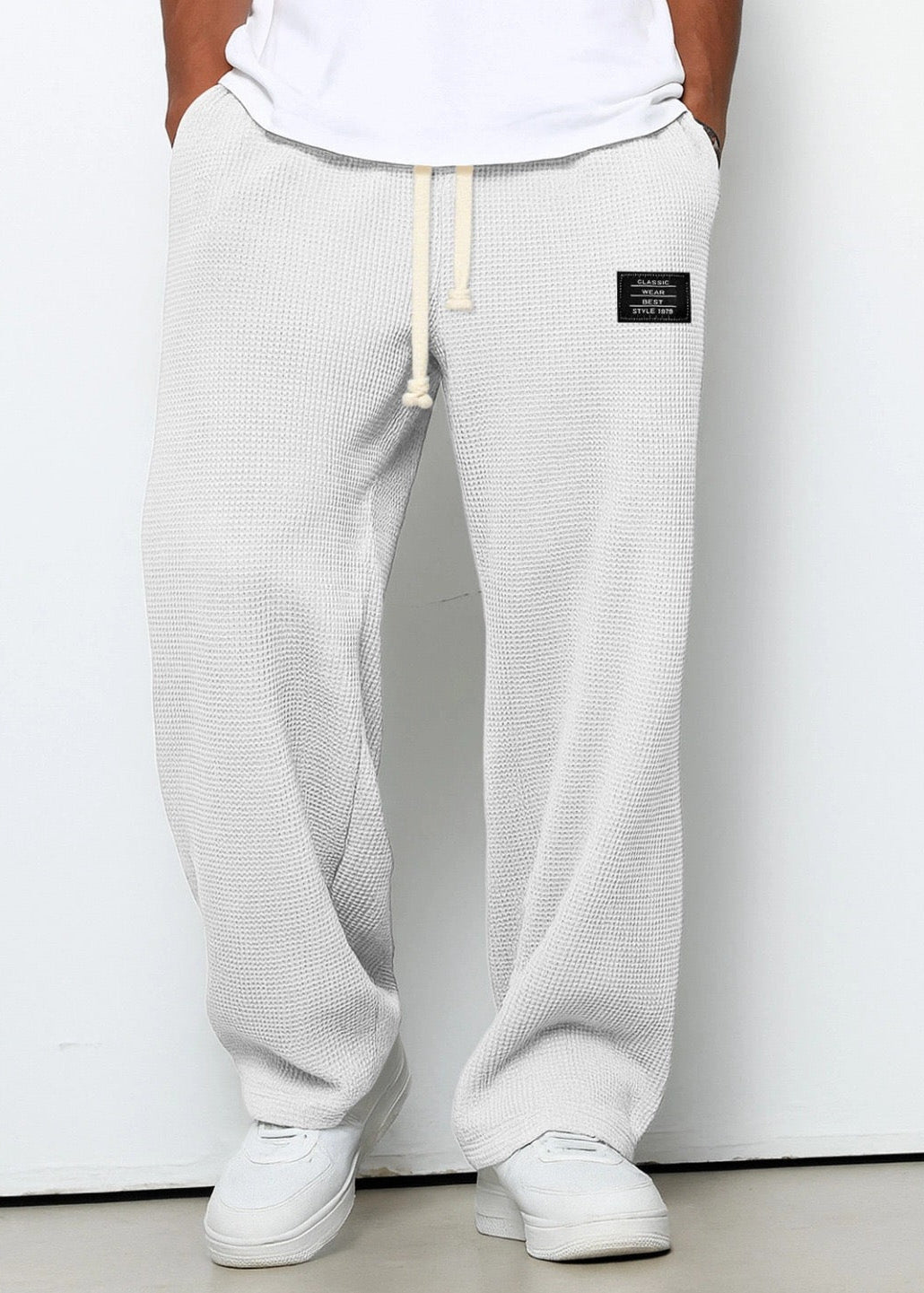 Lorenzo Pantalón Con Textura Gofre