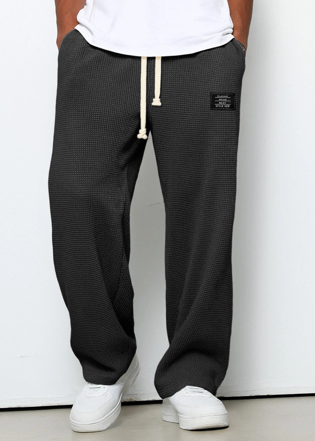 Lorenzo Pantalón Con Textura Gofre