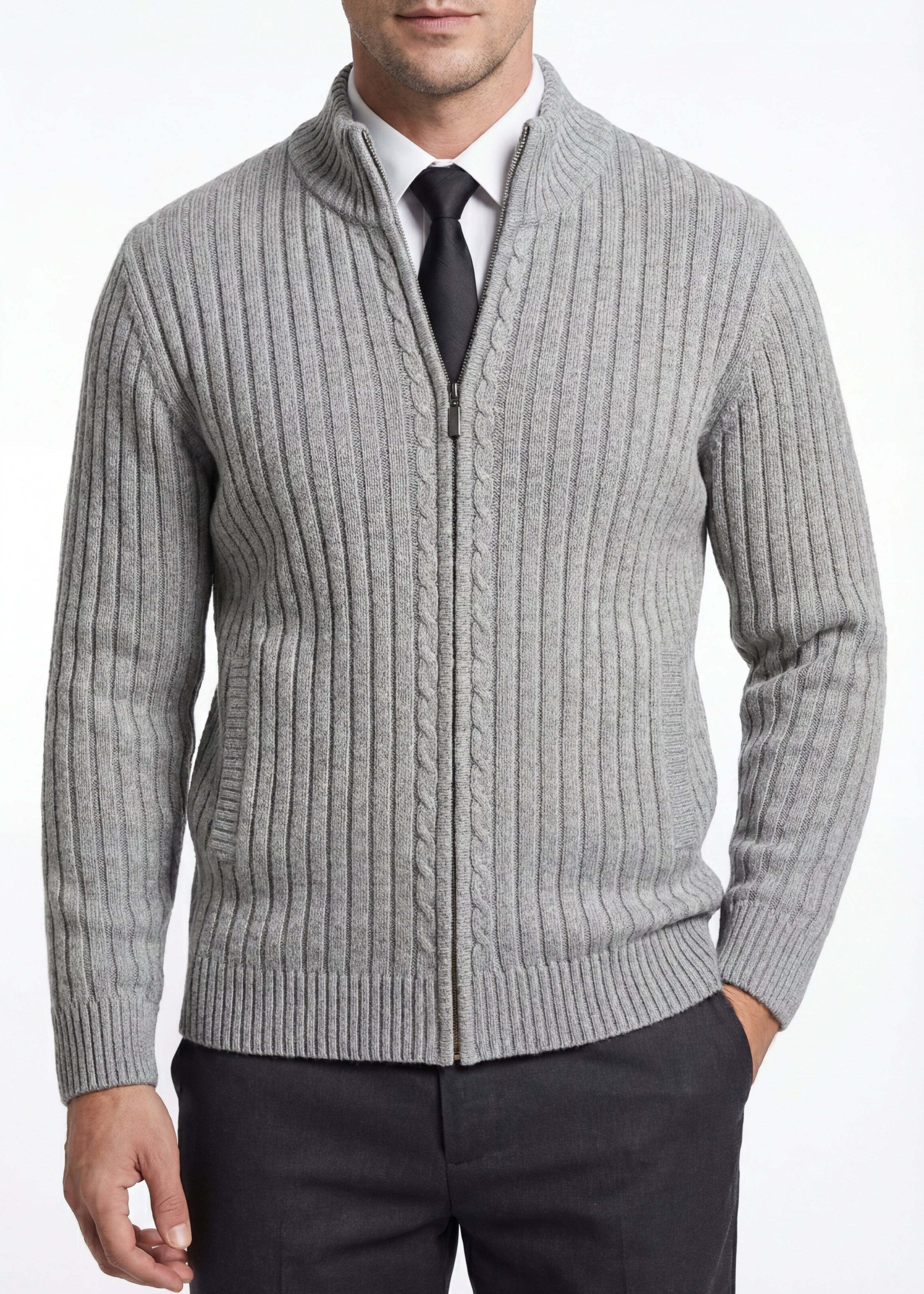 Milano Cárdigan Acanalado