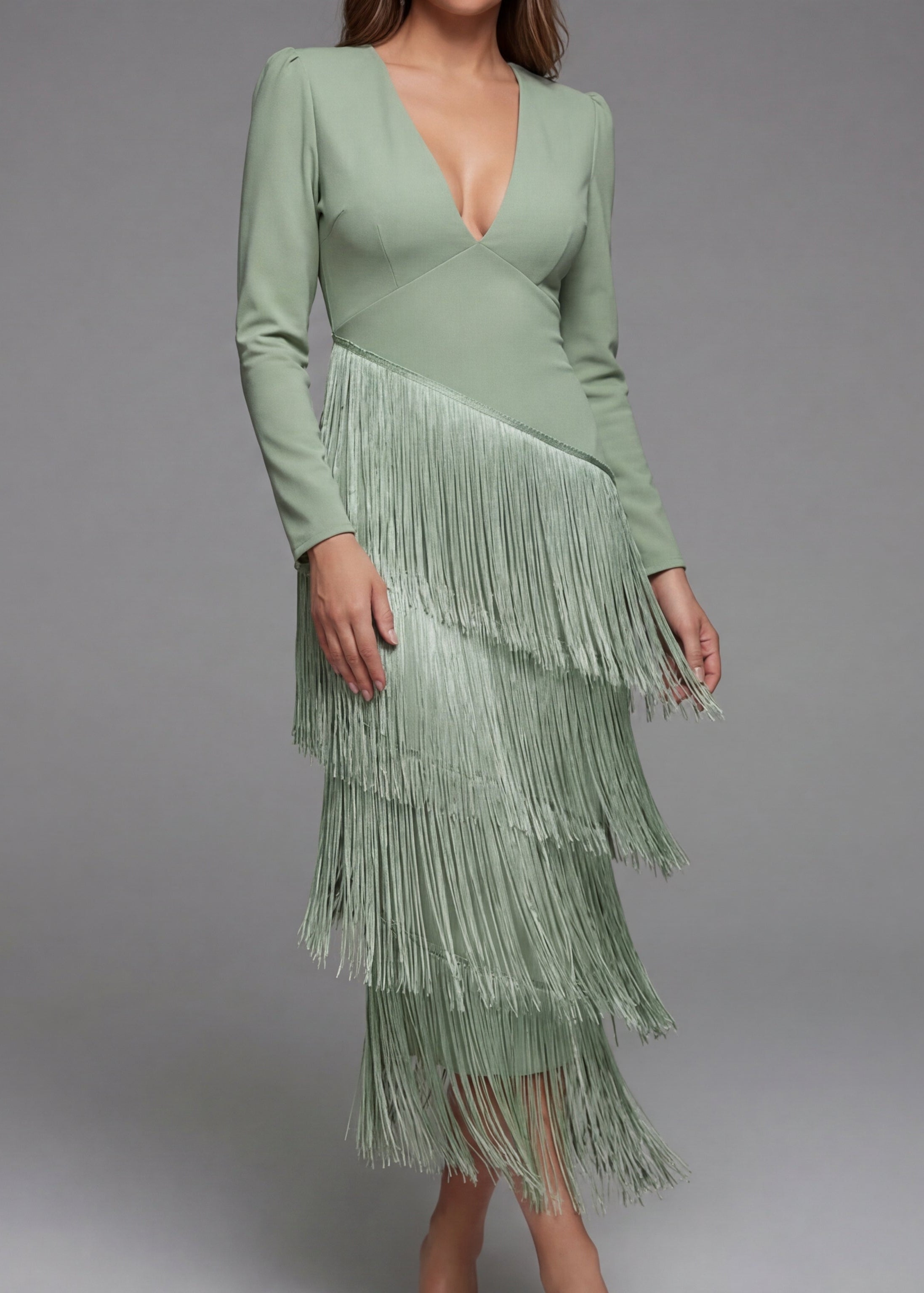 Zaira Vestido Flecos
