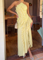 Butterfly Vestido Plisado