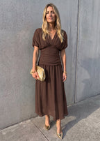 Larisa Vestido Largo Escote V