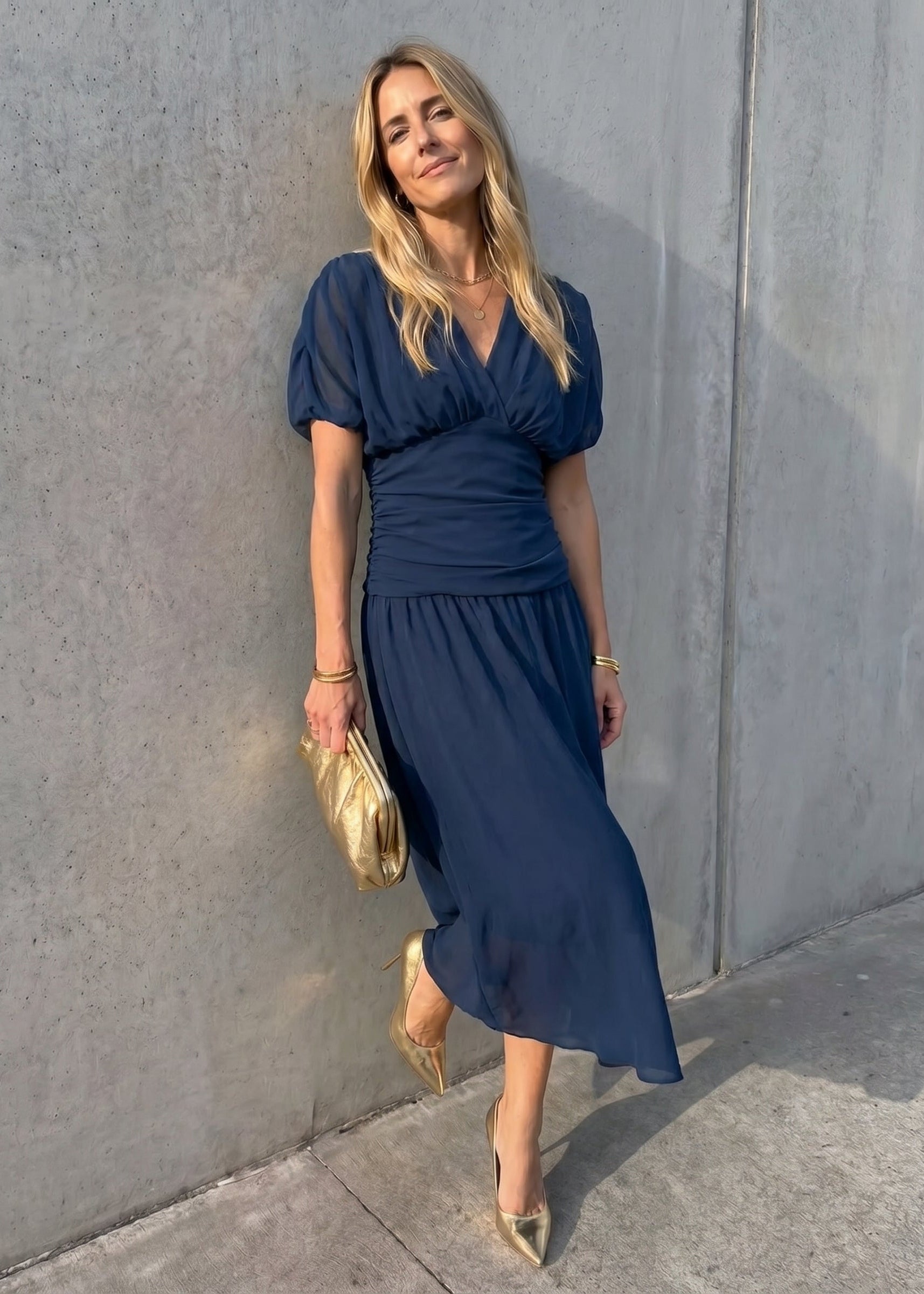 Larisa Vestido Largo Escote V