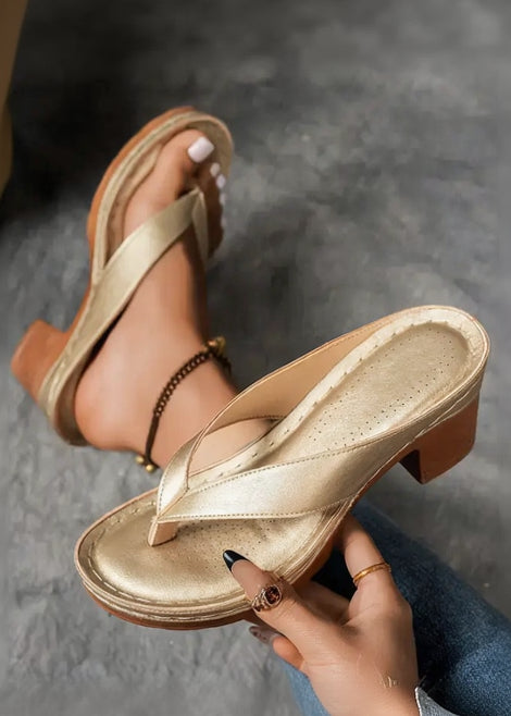 Elvira Sandalia Tacón Cuadrado