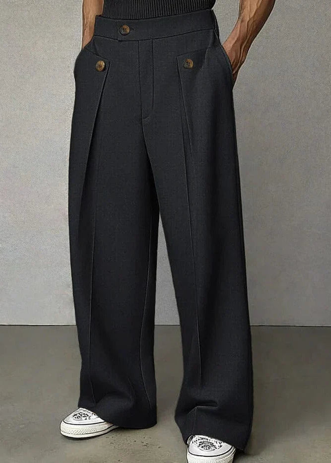 Dylan Pantalón Recto Doble Botón