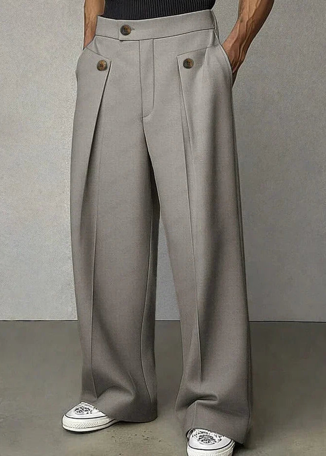 Dylan Pantalón Recto Doble Botón