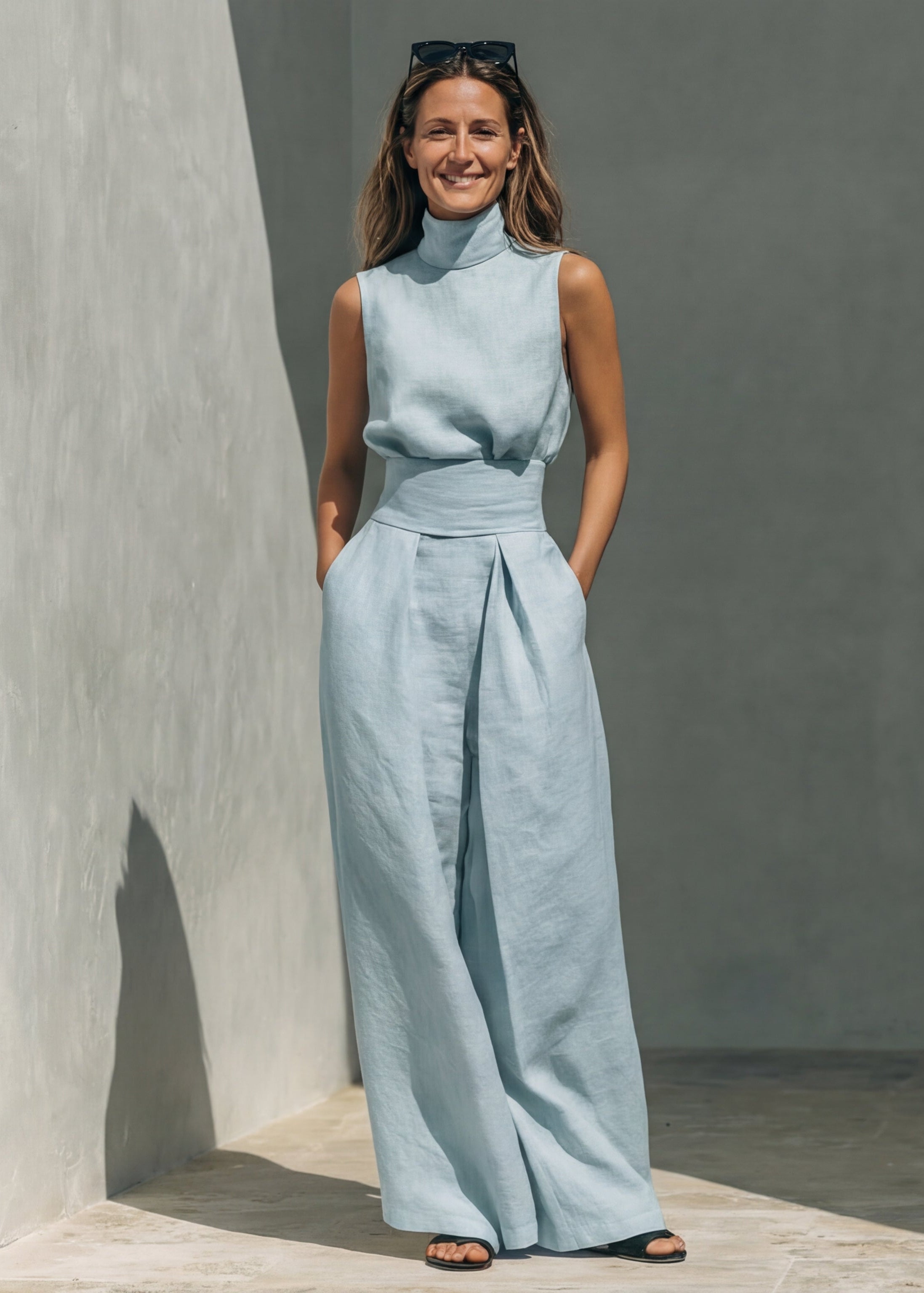 Abril Set Blusa Y Pantalón