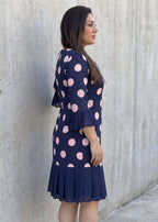 Vera Vestido Plisado Lunares