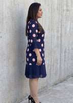 Vera Vestido Plisado Lunares